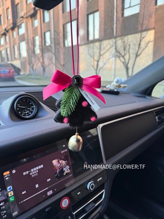 车载星星手作后视镜挂件装饰礼盒装女生车内可爱用品圣诞节小礼物