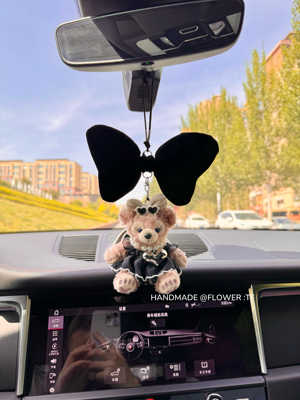 可爱车内装饰毛绒玩具