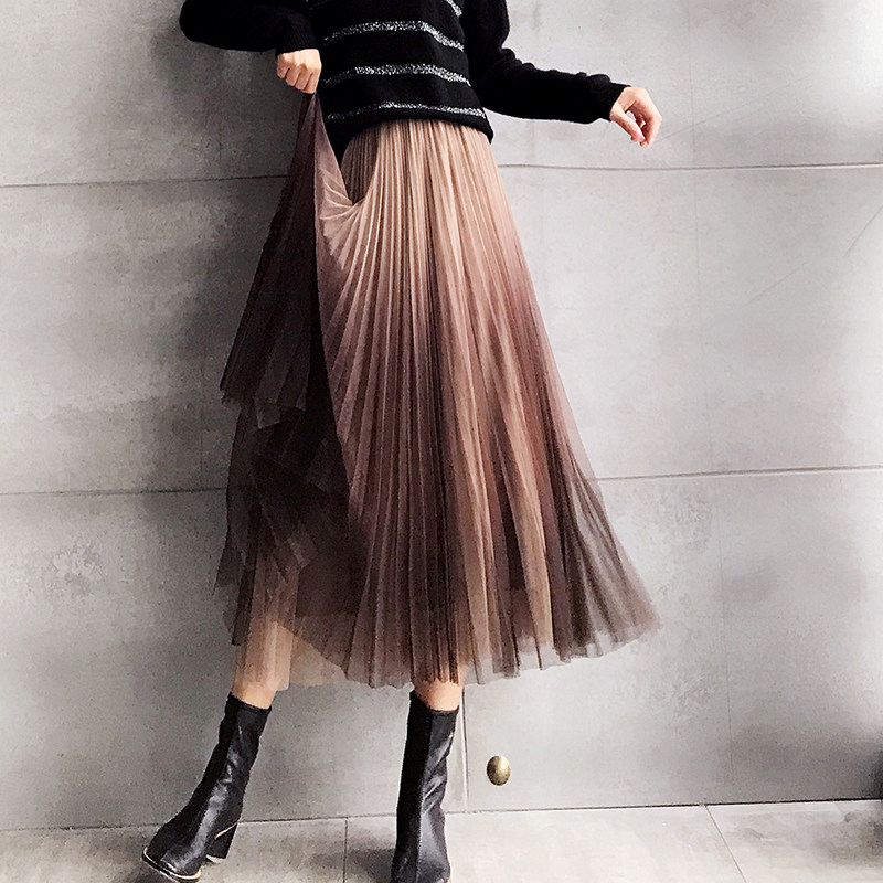 Iraqi home Misty the night!Caramel Anti-static Handle classic fluffy Jacobs Half skirt Q26717in the Women's clothing/Boutique , Skirts  category - from Buy2taobao.com to provide professional Taobao agent buy service
