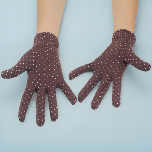 女士透气舞蹈礼仪晨练春手套新款