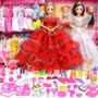 Sweet Barbie Dress Up Doll Set Hộp quà lớn Cô gái Công chúa Đám cưới Đồ chơi trẻ em Biệt thự Lâu đài Đơn - Búp bê / Phụ kiện búp bê giá rẻ