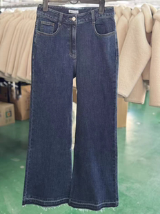 25年冬季国内代购韩国it*michaa巨柔软复古微辣水洗牛仔裤