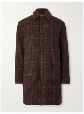 A Kind Of Guise Manas Virgin Shell 格纹 羊毛花呢带里衬绗缝