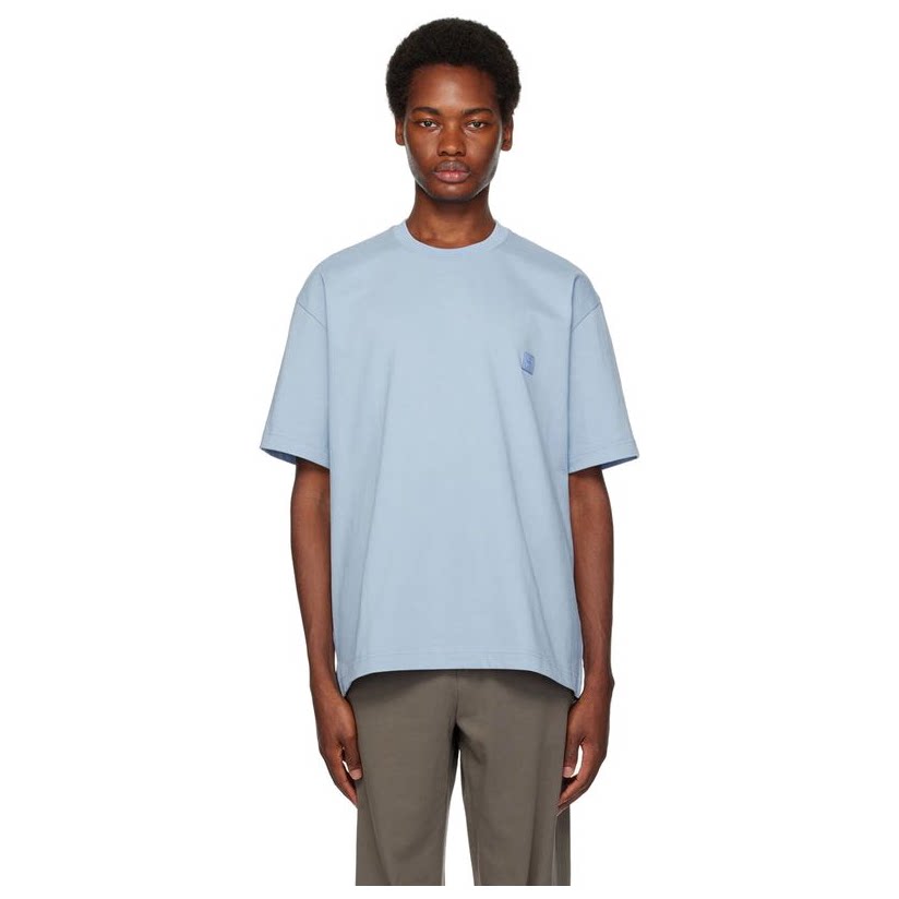 solid homme 蓝色 soft back t 恤男