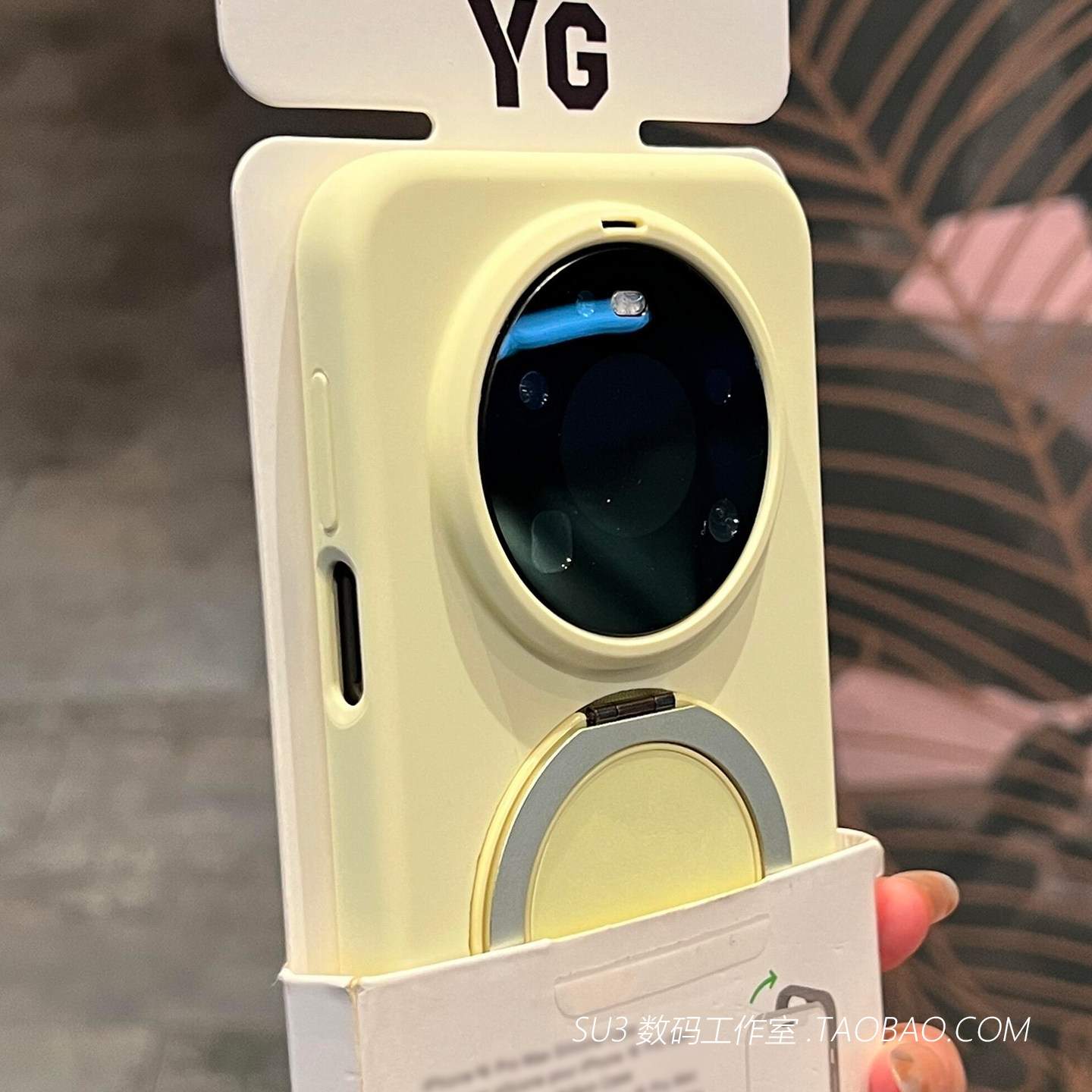 360度旋转支点壳适用17ultra小米17promax手机壳15spro液态硅胶15ultra带支架14简约13防摔高级奶黄色耐脏女