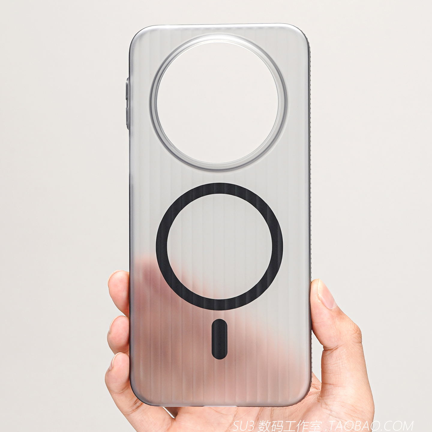 Magsafe磁吸防滑边框瓦楞条纹适用oppoFindX9手机壳X8s简约pro+磨砂ultra防摔Reno15透黑灰色14硬13一加Ace6