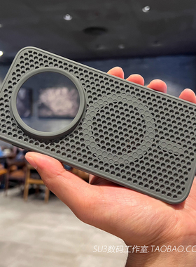 磁吸充电散热透气镂空蜂窝适用oppoFindX8手机壳X200高级感IQOOZ10Turbo钛灰色pro气囊vivo防摔z9简约neo10软