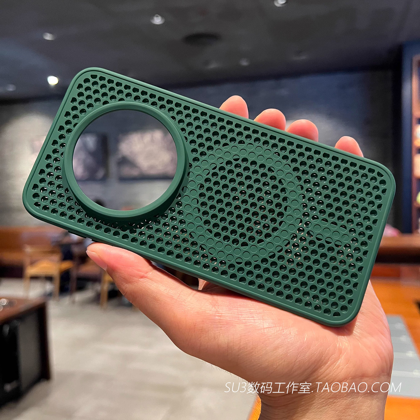 磁吸充电散热镂空蜂窝12适用13一加Ace5/3pro手机壳三星S25Ultra墨绿色S24Ultra简约s23+气囊fe防摔Magsafe软