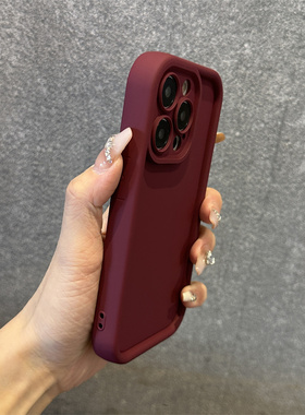 A97酒红色A96加厚A93s气囊防摔A58适用oppoK11x手机壳K10简约K9s磨砂A2pro软硅胶A57全包镜头A56高级A55s女53