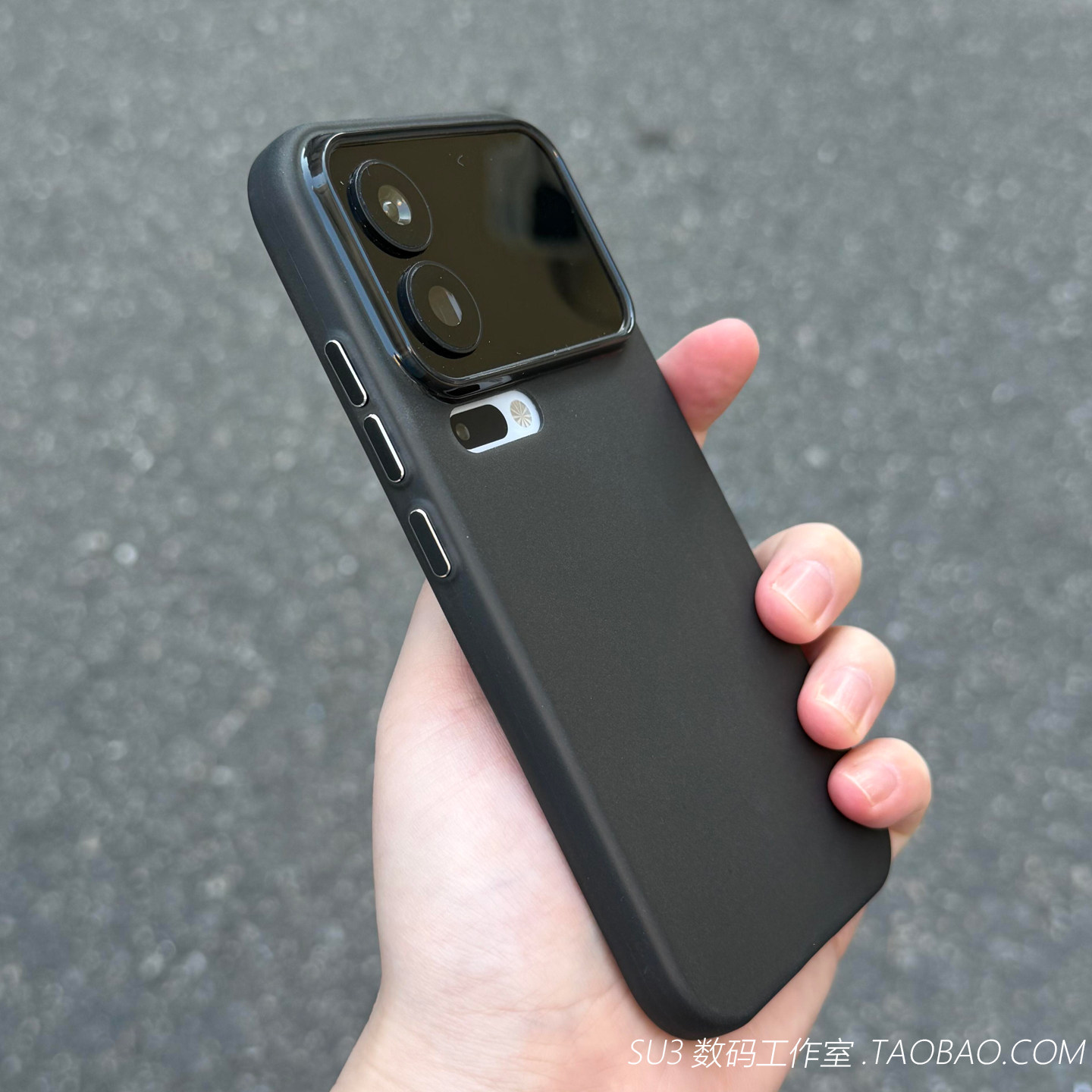 磨砂黑色软壳适用小米17pro max手机壳15独立按键14华为mate70极简60裸机手感Pura80Ultra苹果男女