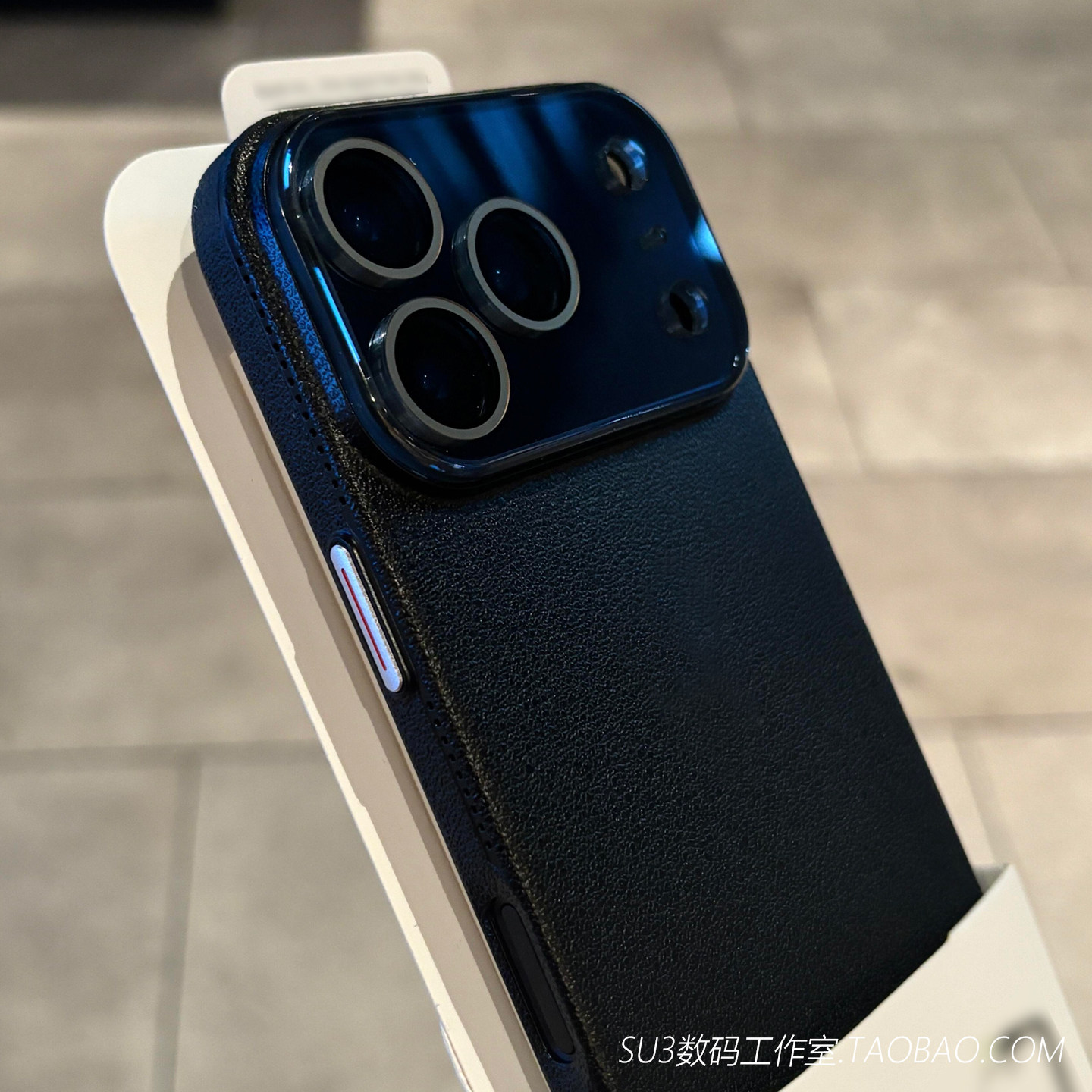 荔枝纹理颗粒感硬壳适用iPhone17苹果17/16pro手机壳max全包Air一体水晶镜头膜15plus黑武士14黑色皮纹高级13