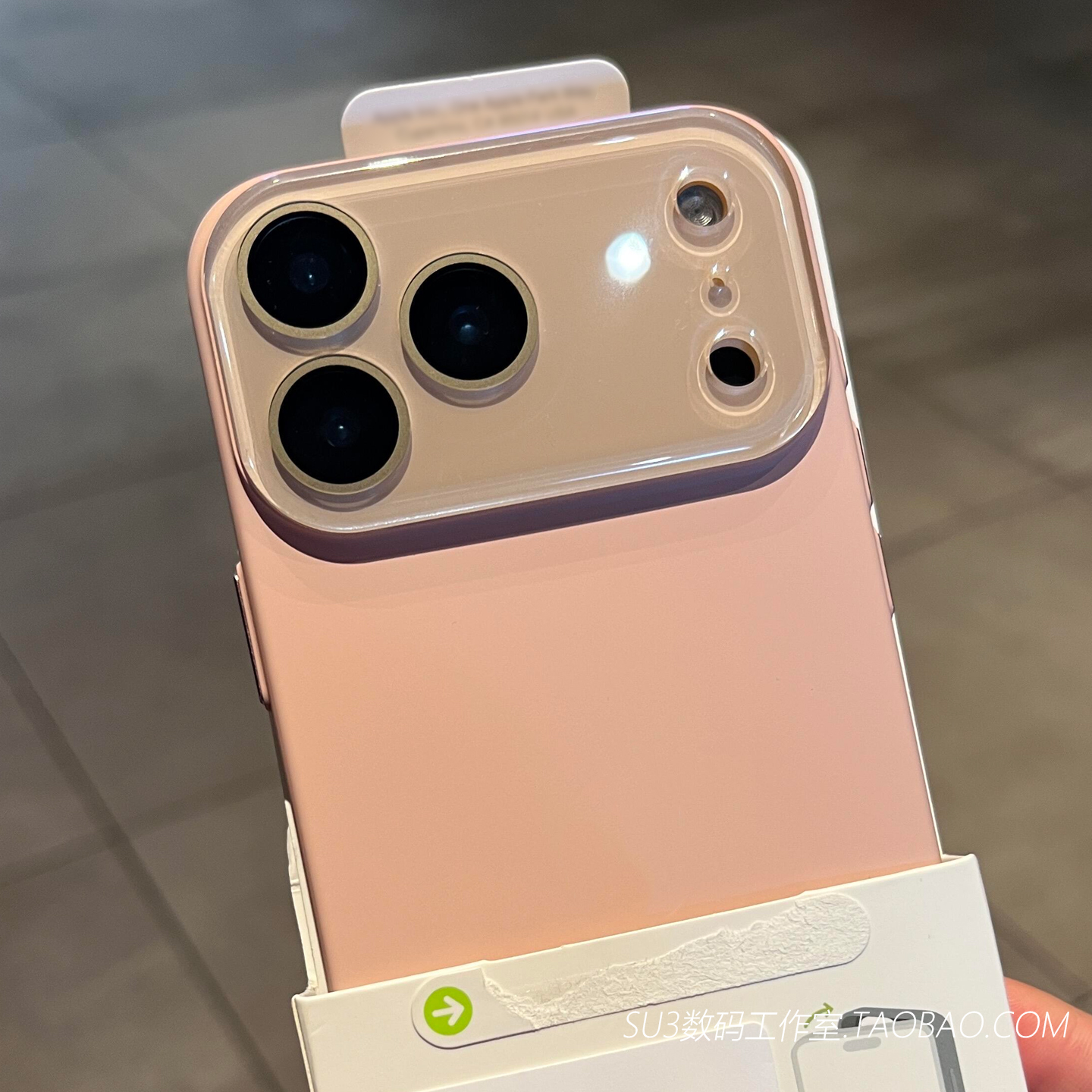 ins豆沙粉色硬壳适用iPhone17苹果17pro手机壳max全包16plus带一体水晶镜头膜15高级感14超薄13防摔Air网红12