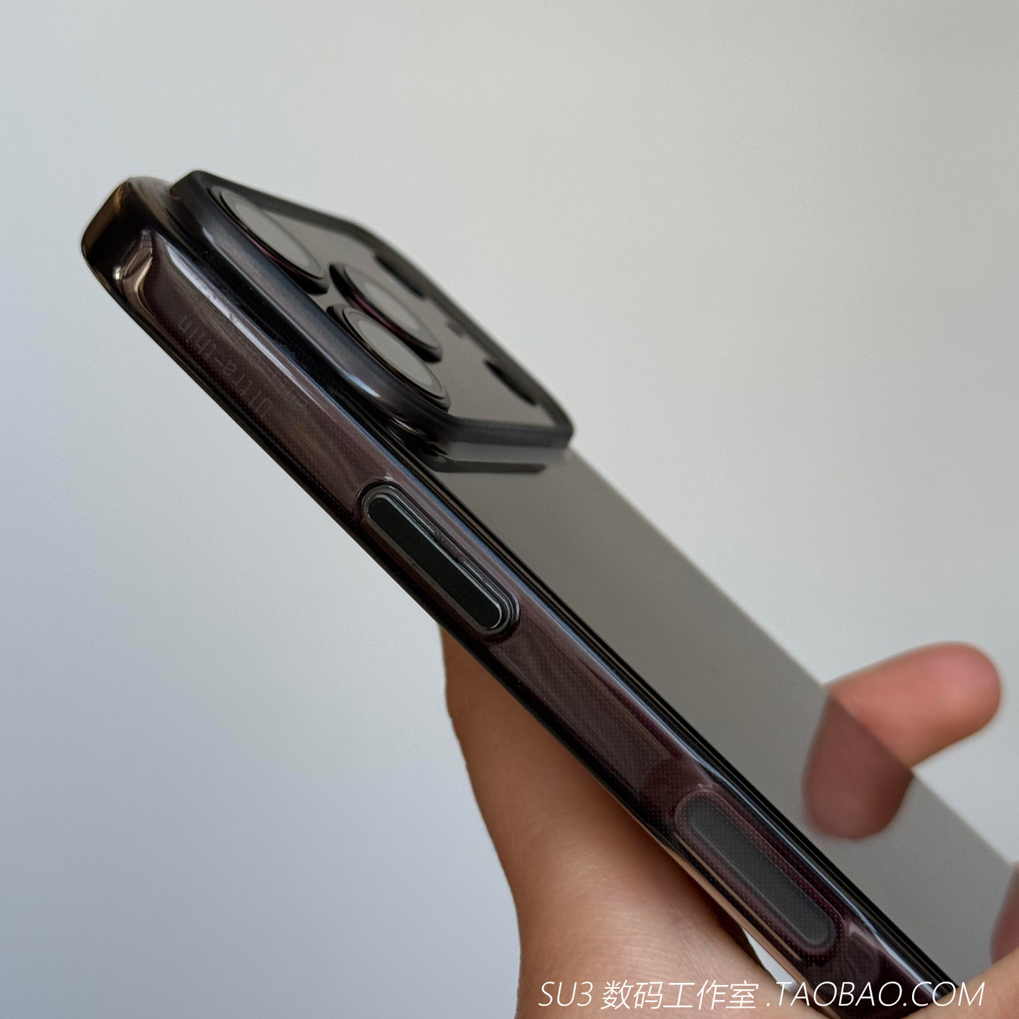超薄水墨黑色软壳iphone18pro适用苹果18promax手机壳17pro裸机套16简约15全包Air防摔14独立按键13不会发黄2