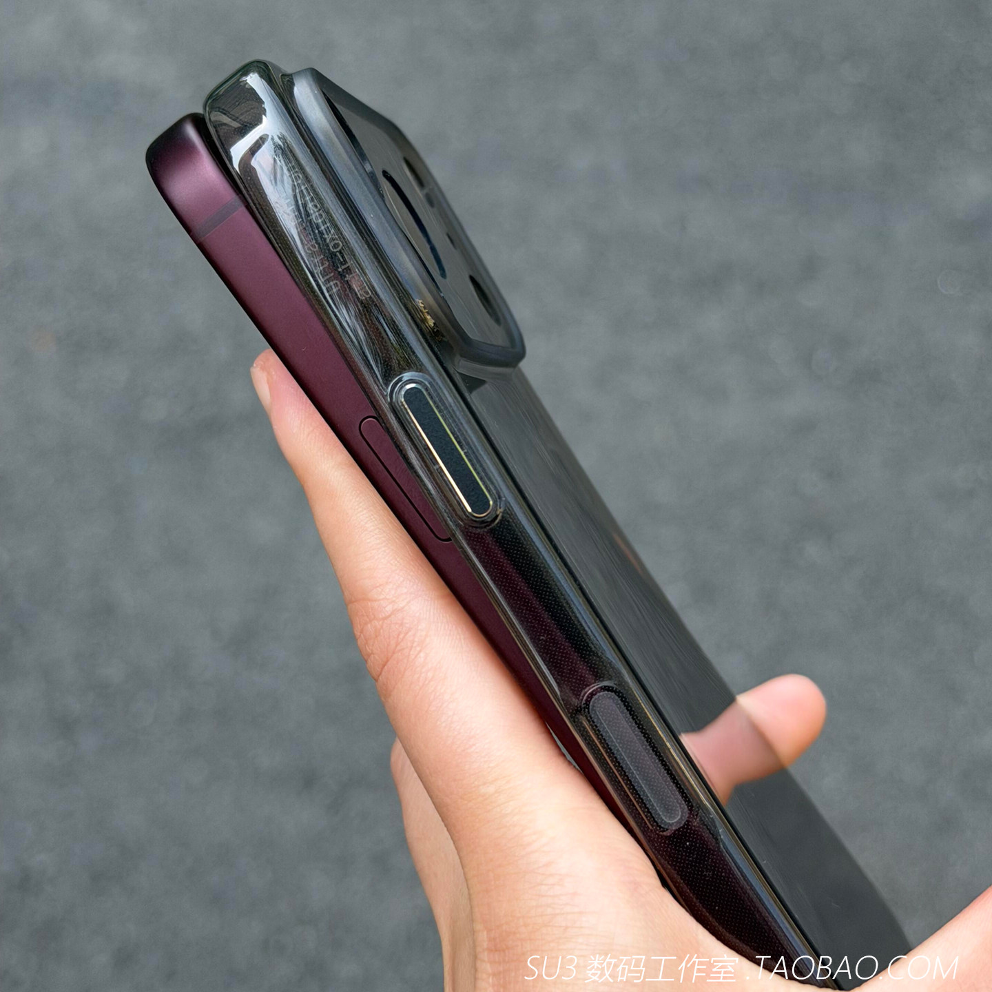 全包边透黑软壳适用18promax苹果18pro手机壳iphone17高级感16简约15超轻薄Air防摔14独立金属按键13硅胶套12