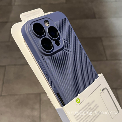 散热网孔镂空蜂窝全包镜头膜适用小米17手机壳15spro纯色K90promax红米note14pro+高级k80至尊版超薄简约硬男