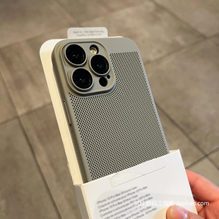 散热透气网孔硬壳自带镜头膜一体适用Pura70华为mate60pro手机壳+全包50/40高级感p60简约ultra钛灰色超薄男E