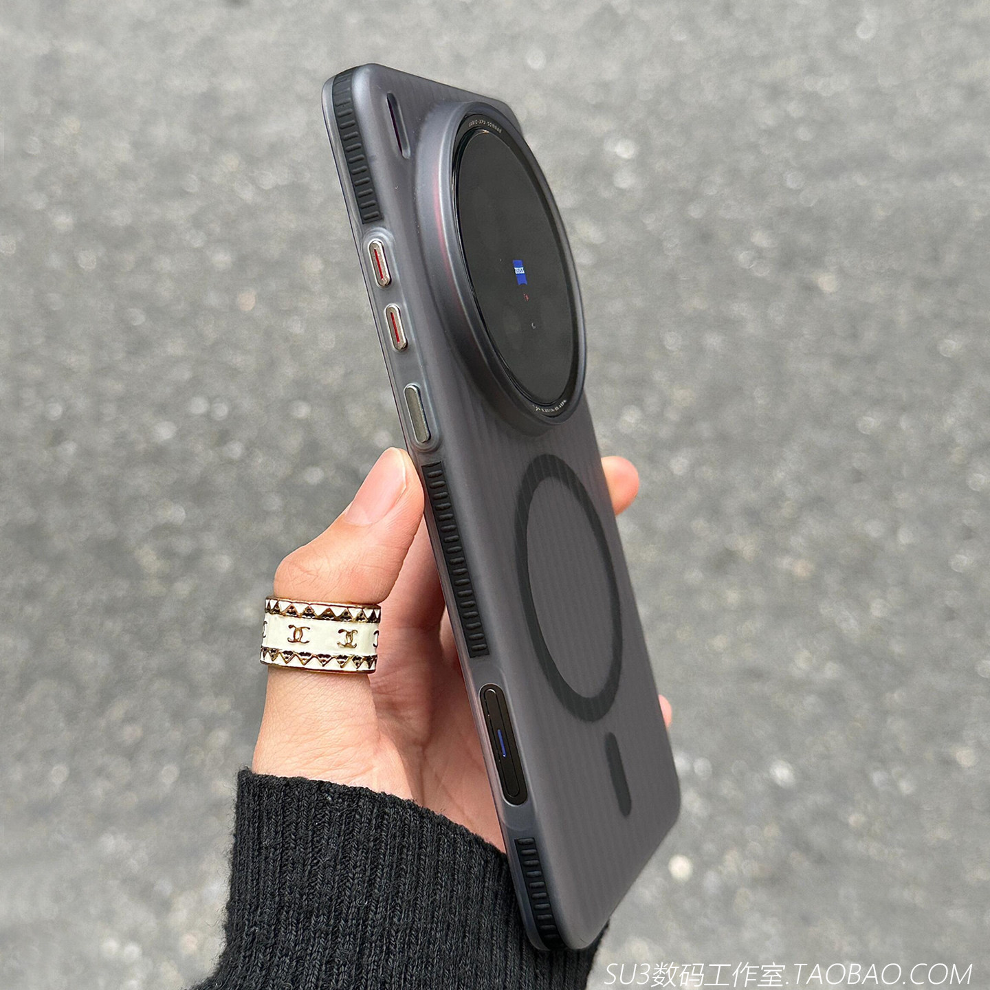 黑色防滑边撞色边框磁吸充电适用vivoX300手机壳X300pro半透明X200s磨砂IQOO15硬壳13简约高级感mini防摔条纹,3C数码配件,手机保护套/壳,淘宝优惠券,粉丝福利购,淘宝优惠卷