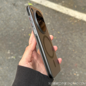 黑色防滑边框磁吸充电X200s适用vivoX200pro手机壳mini瓦楞X200Ultra磨砂IQOO13亚克力一加13T防摔Magsafe男