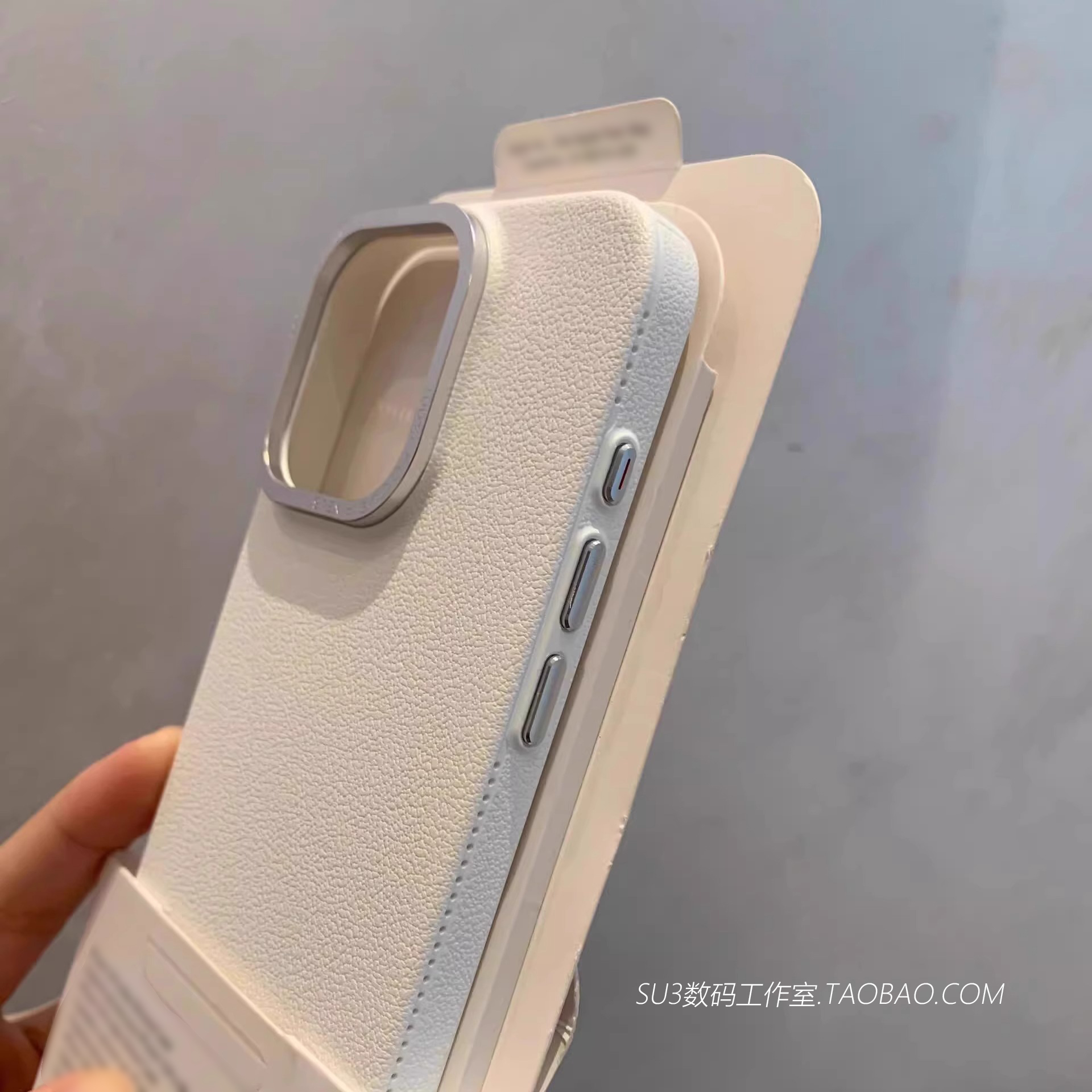 荔枝纹理抗黄硬壳适用iPhone16苹果14pro手机壳max纯白色15plus冷淡风13网红12小红书11仿皮纹XS高级XR超薄