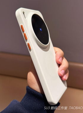 白色磨砂岩沙内置磁吸充电适用oppoFindX9spro手机壳X9Ultra一加15T软边防摔三星S26Ultra防指纹s25独立按键4