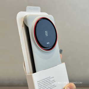 钛灰色超薄半包无边框颗粒感皮纹X200pro硬壳mini适用vivo手机壳IQOO13荔枝纹Ace5一加13T磨砂s20红色镜头