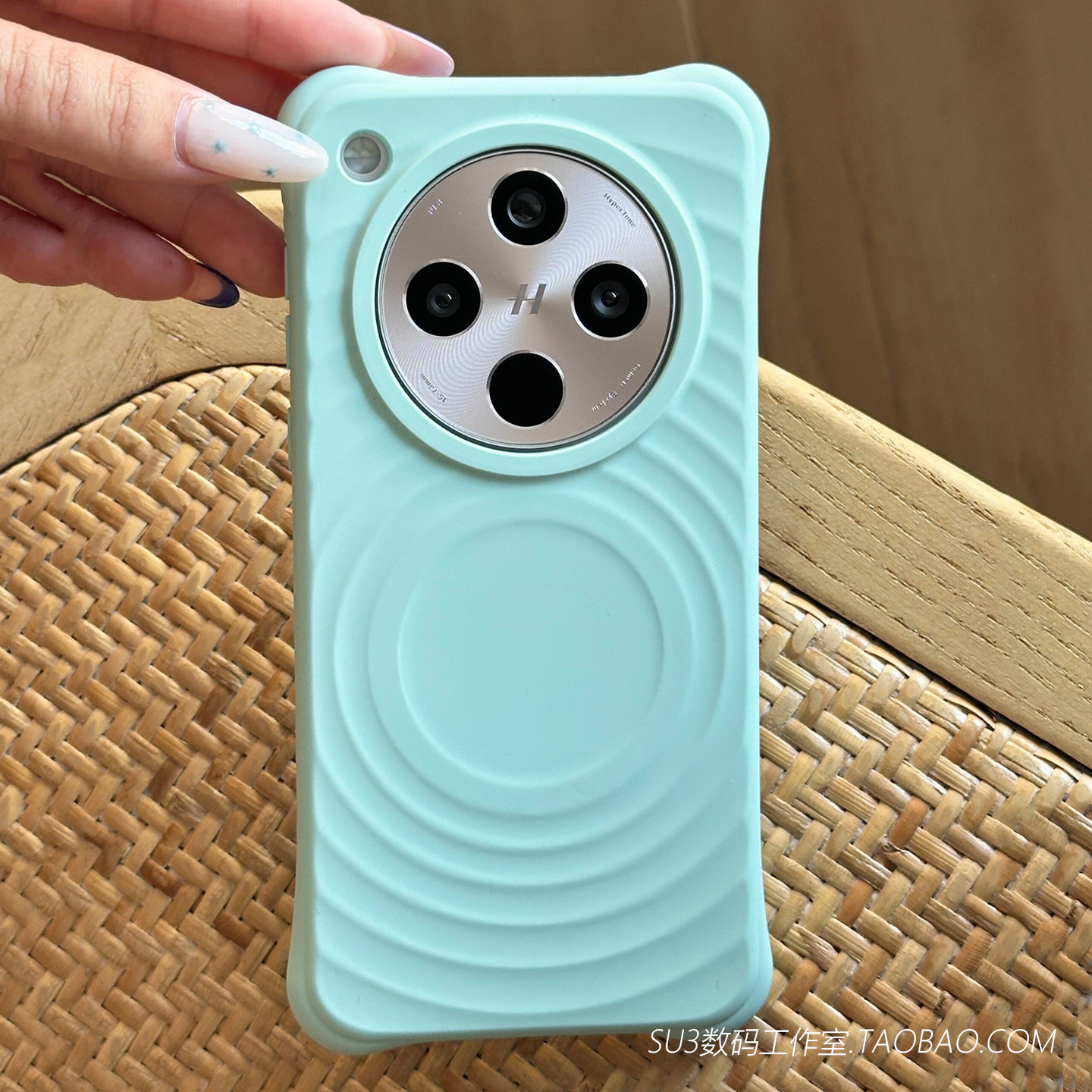 软糯耐脏纯色磁吸波漾壳适用oppoFindX8手机壳x8s+小米15/14液态硅胶13简约防摔高级感女男波浪无线充电全包