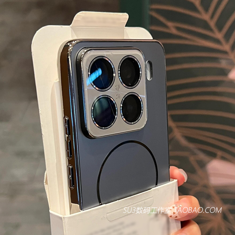 全包镜头磁吸充电适用x200pro手机壳mini水晶vivo X200s玻璃IQOO13硬壳12钛灰色neo10电镀S20软Magsafe防摔套