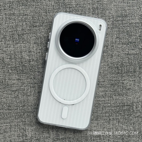 磨砂白Magsafe磁吸无线充电FindX9/X8ultra适用oppo FindX8s手机壳7立体条纹防摔Reno13简约pro大孔+瓦楞硬壳