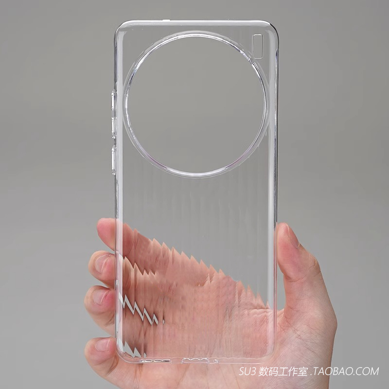 不会发黄光栅瓦楞高清透明硬壳适用vivo X200promini手机壳X300pro全包X100s防摔超薄高级亚克力光面简约新90