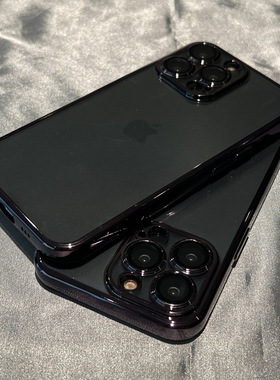 电镀FindX6石墨黑色pro适用oppo手机壳Reno8/9pro+高级感7se超薄A97不发黄A96透明A93防摔A58x软10银冷淡风11