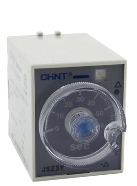 正泰 时间继电器 星三角启动 JSZ3Y 5/10/30/60S  220/380V有现货