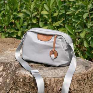 莱夫珠光包轻便大容量2025新款女包休闲帆布斜挎包散步买菜枕头包