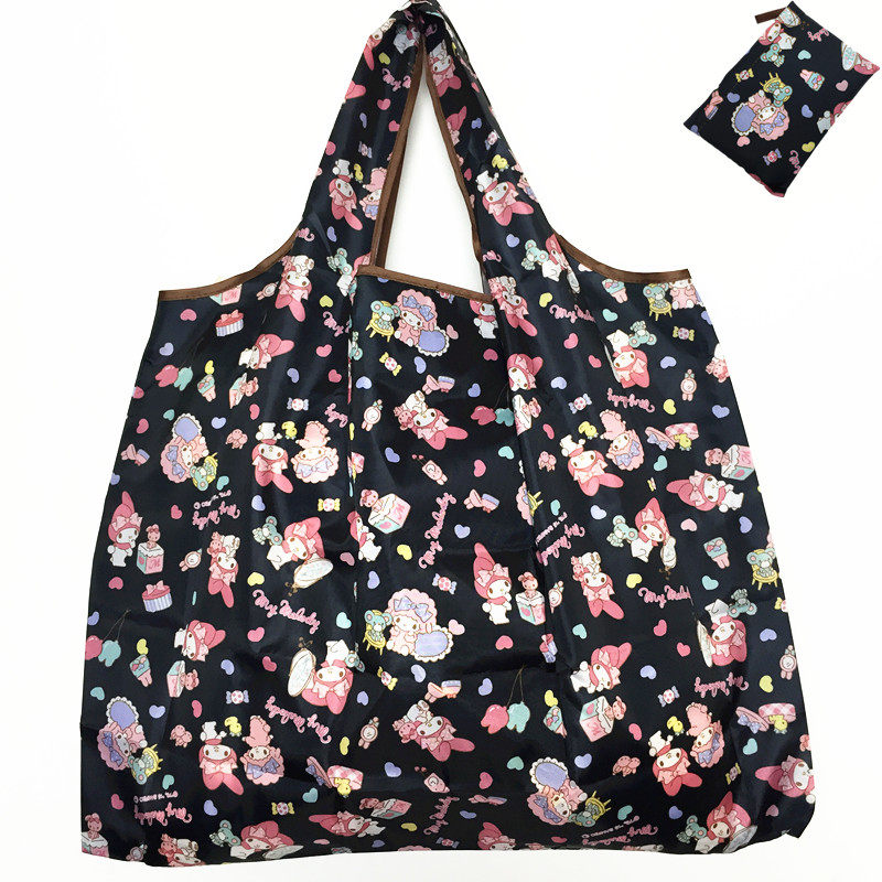 美乐蒂折叠便携环保袋手提袋史努比大容量折叠购物袋便携买菜包