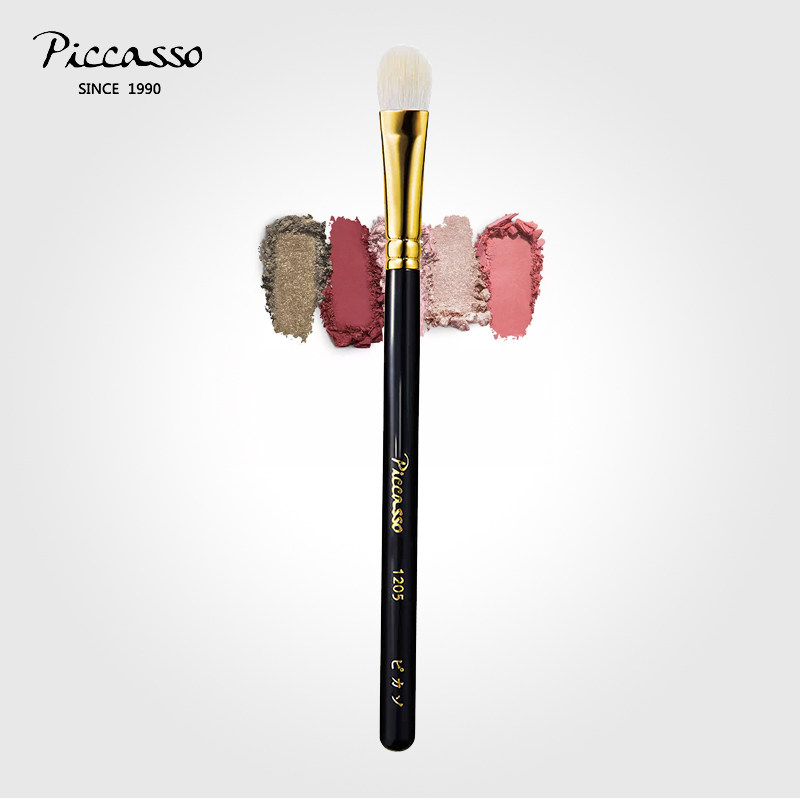 piccasso1205金管24k镀金山羊毛眼影刷精细快速均匀上色韩国正品