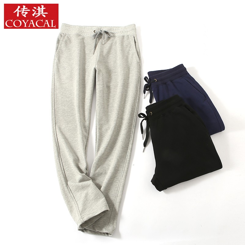 传淇coyacal运动裤春季直筒休闲