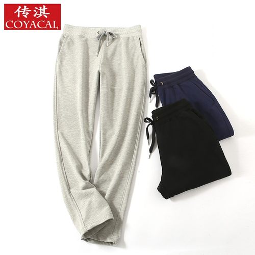 传淇coyacal运动裤春季直筒休闲