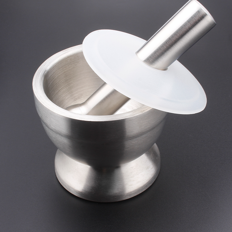 实验不锈钢研钵不锈钢捣碎器家用研磨石臼擂钵晶体粉末试剂研钵
