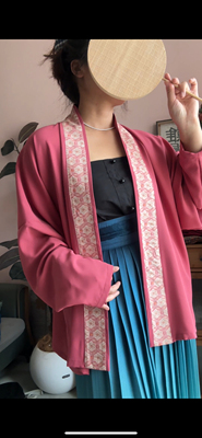 檀栾院秋季宋制梅子色显白飞机袖汉服