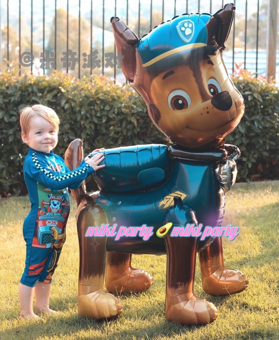 派对装饰布置道具玩具气球汪汪队造型卡通铝箔气球pawpatrol