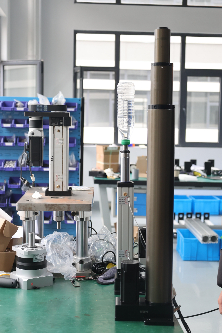 伺服电缸电动缸大推力 高精度电缸行程速度压力可调 多级电缸