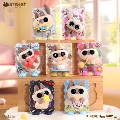 暹罗猫小豆泥小豆泥的治愈瞬间半立体摆件冰箱贴