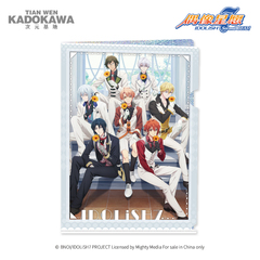 IDOLiSH7 偶像星愿爱娜娜 镭射细闪文件夹授权正版动漫周边学生i7