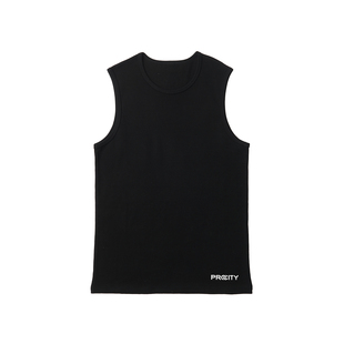 【断码清仓】Procity曹芳宽边坎肩背心纯棉夏季宽松休闲运动上衣