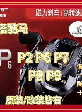 塔酷马P2塔库玛P6塔库马P8塔库玛P9微物泛用远投水滴轮防炸双线杯