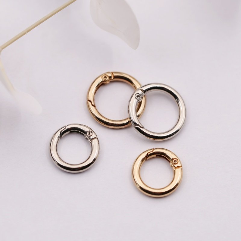 金银色diy合金弹簧扣环圈扣