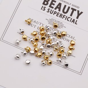 6mm水滴合金铃铛diy古风发夹飘带铃铛装 饰发饰吊坠挂件配件饰品