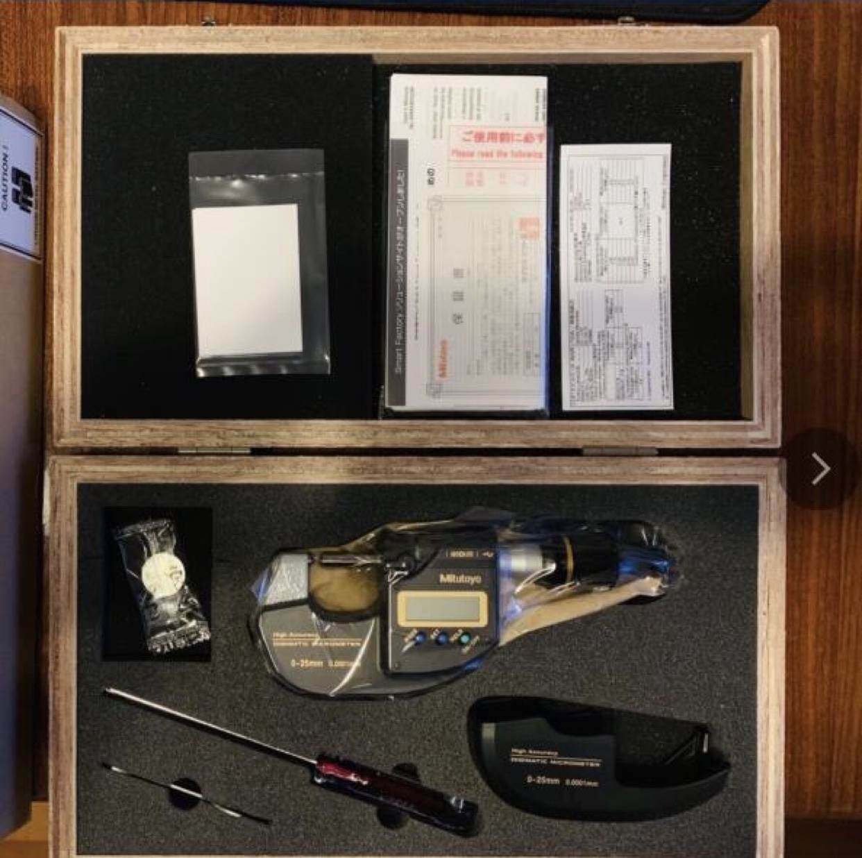 日本mitutoyo三丰万分尺293-100-10