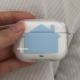 2防摔airpods 韩系ins风乖巧可爱基础款 奶蓝色小房子适用airpods4保护套airpodspro2苹果耳机套airpods3 pro3
