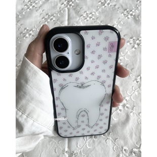 日系直井怜系少女碎花古早轻亚适用iphone17pro/17promax保护壳苹果16手机壳16promax保护套15防摔13/14外壳