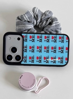 i love me美式复古爱自己适用iphone17pro/17promax保护壳苹果16手机壳16promax保护套15防摔13/14外壳17air